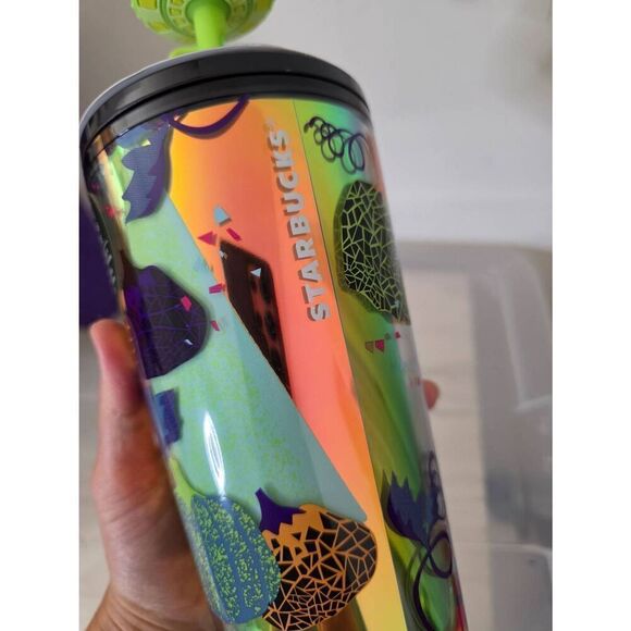 Starbucks Halloween 2024 UFO Pumpkin 24 Oz Glow In The Dark UNRELEASED NEW - Picture 4 of 10